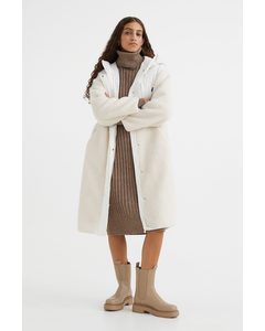 Hooded Coat White/cream