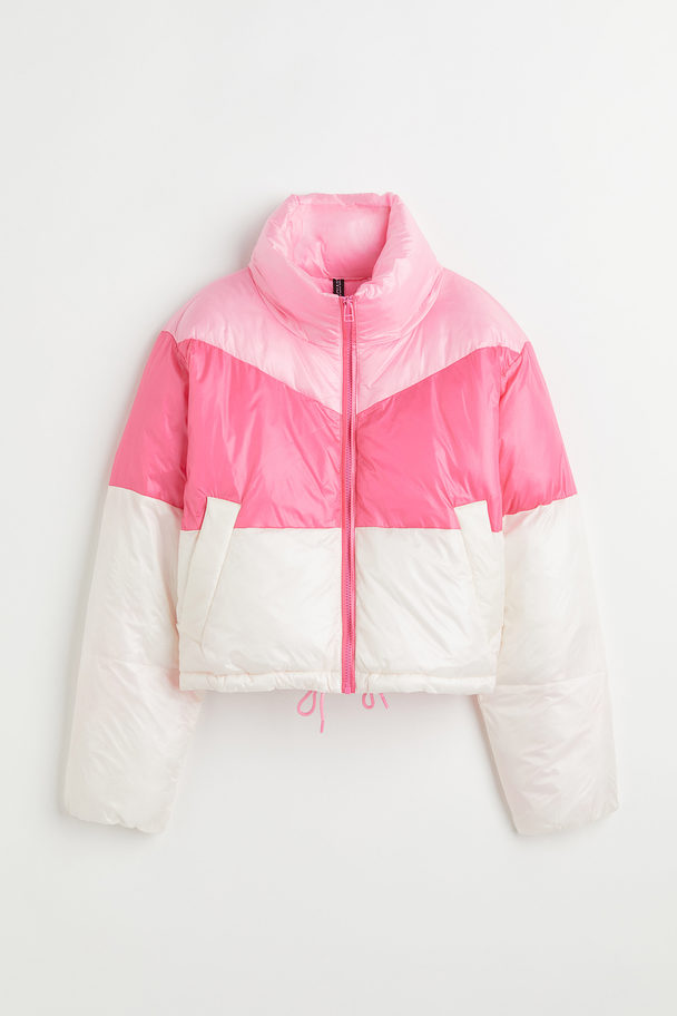 H&M Water-repellent Ski Jacket Pink/block-coloured