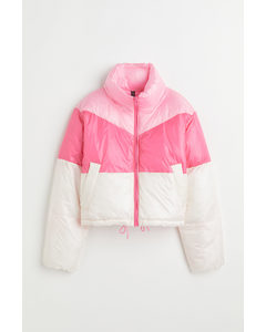Water-repellent Ski Jacket Pink/block-coloured