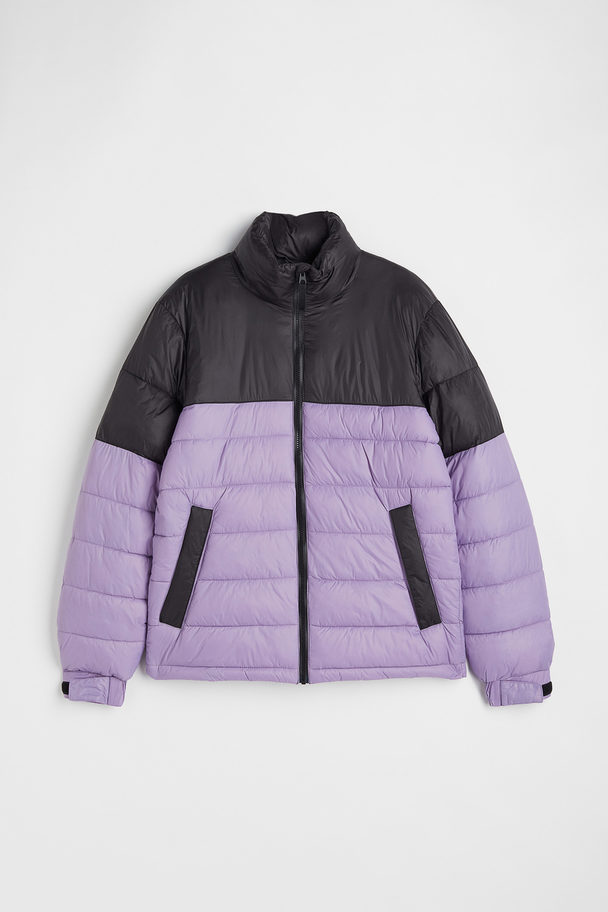 H&M Thermolite® Sports Jacket Black/light Purple