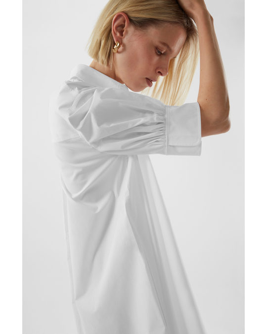 COS Loose-fit Shirt Dress White
