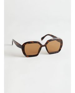 Squared Sunglasses Tortoise