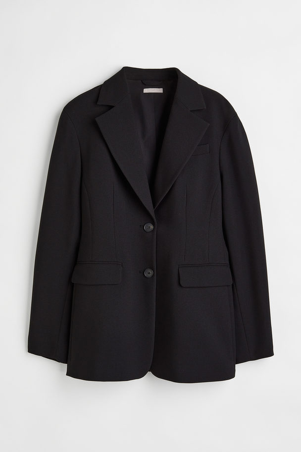 H&M Tailored Twill Blazer Black