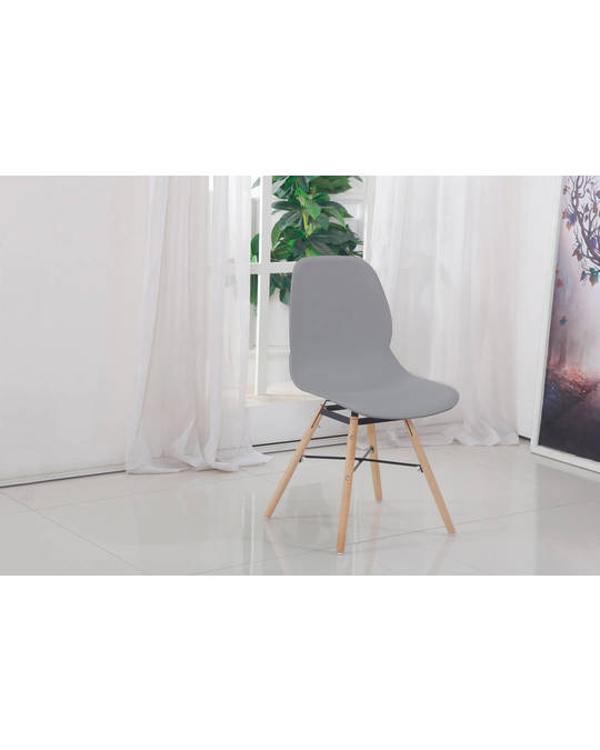 360Living Chair Amy 110 2er-set Grey