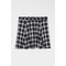 H&m+ Bell-shaped Jersey Skirt Black/checked