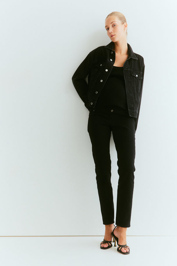 H&M Mama Skinny Jeans Black