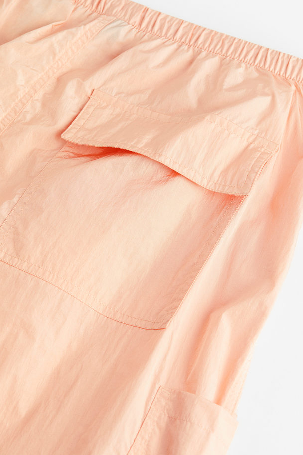H&M Nylon Parachute Trousers Apricot