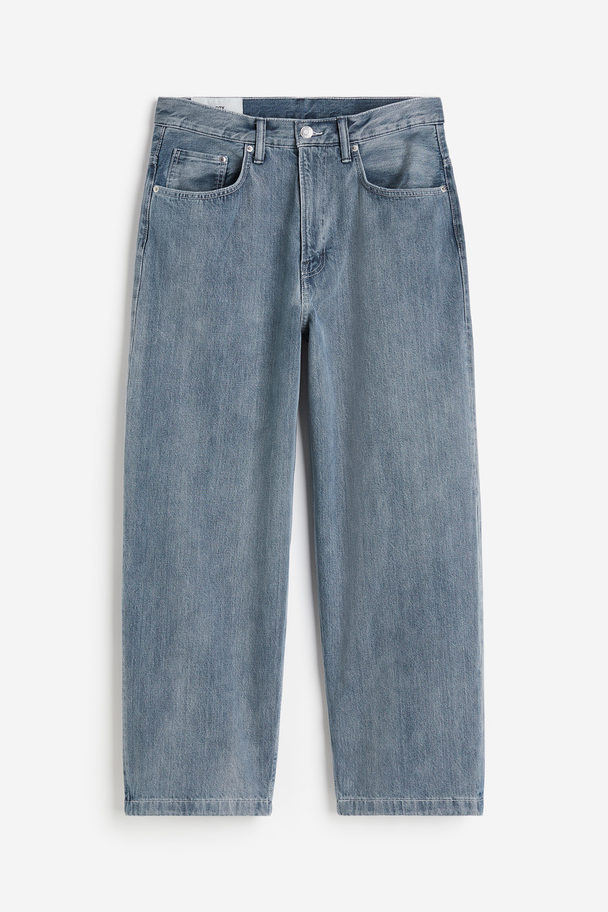 H&M Baggy Jeans Denimblå