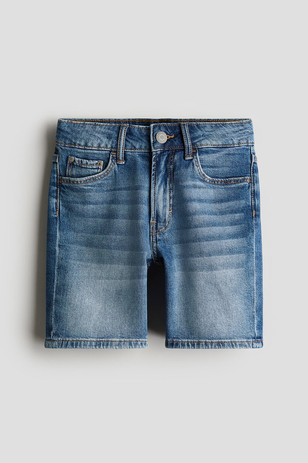 H&M Denim Short Denimblauw