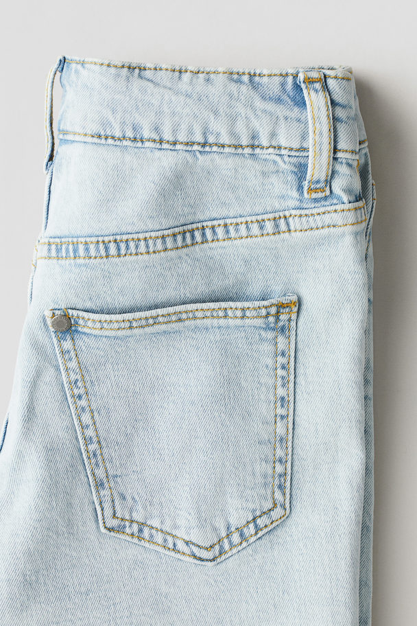 H&M Denim Shorts Light Denim Blue