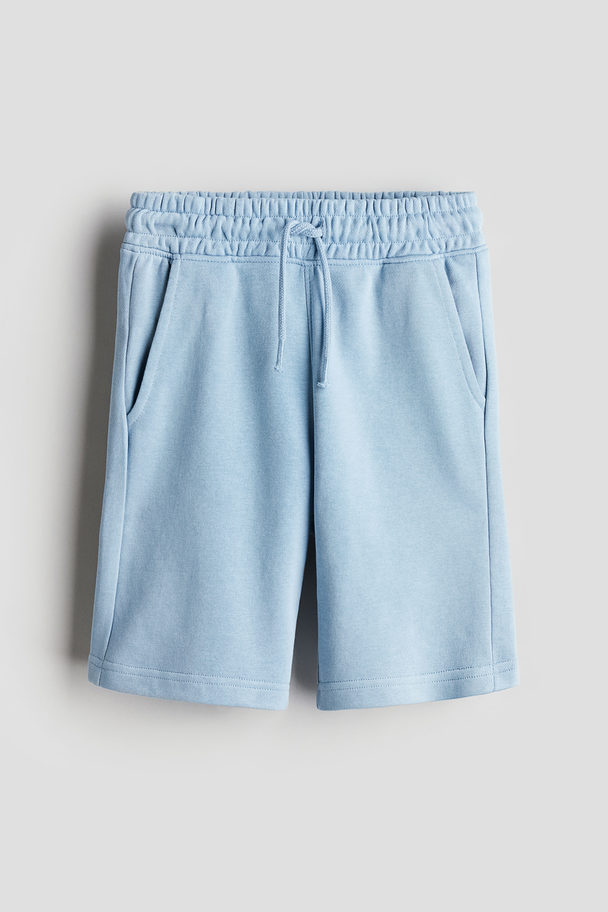 H&M Sweatshorts Hellblau