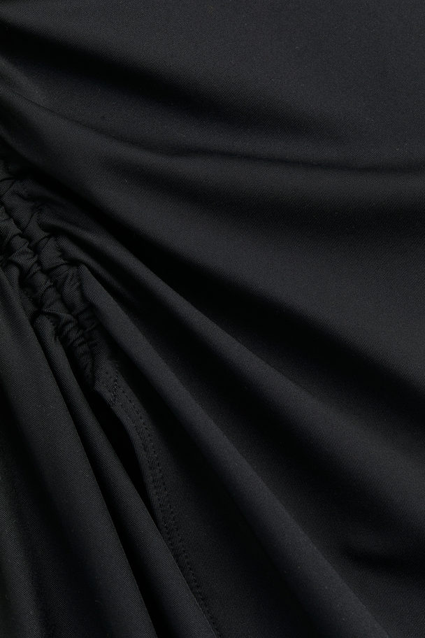 H&M Tie-detail Beach Skirt Black