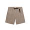 Strap-detail Cotton Twill Shorts Dusty Beige