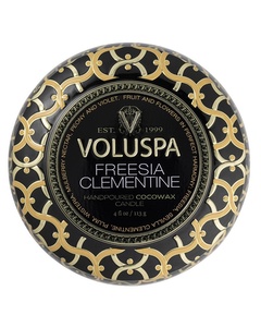 Voluspa Decorative Tin Candle Freesia Clementine 113g