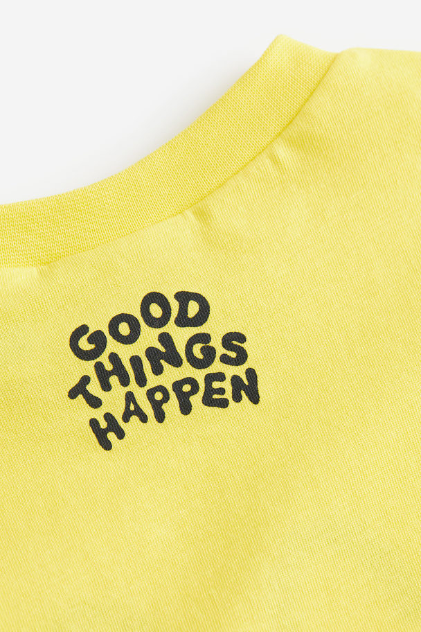 H&M Printed Pyjamas Yellow/smileyworld®