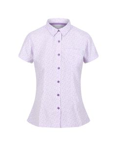 Regatta Womens/ladies Mindano Vi Daisy Short-sleeved Shirt