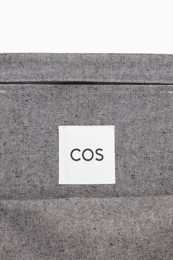 COS Cos Utility Tote - Canvas Dark Grey