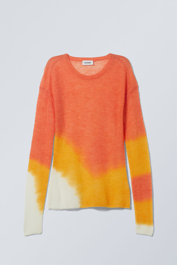 Weekday Tina Sweater Oranje Mix