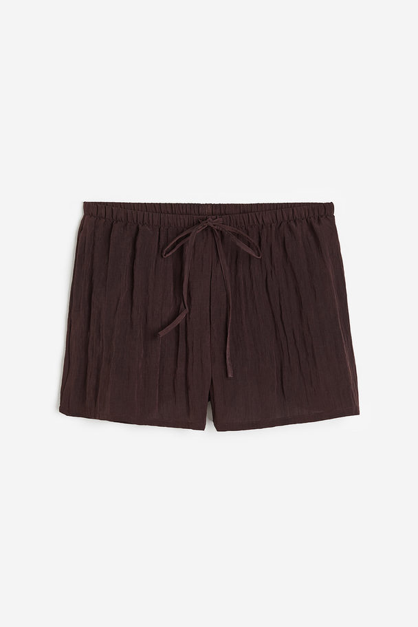 H&M Shorts Dark Brown