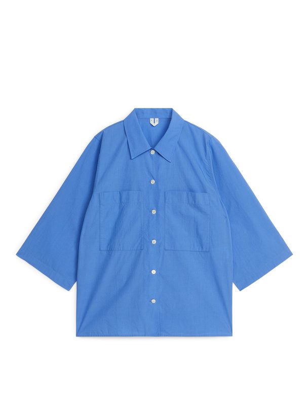 ARKET Overhemd Met Een Relaxte Pasvorm Blauw