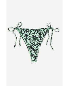 Bikinitruse Brazilian Mintgrønn/mønstret