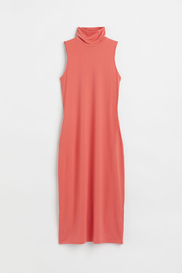 H&M Bodycon-kjole Korall