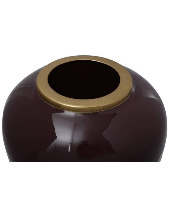 360Living Vase Art Deco 275 Bordeaux / Gold