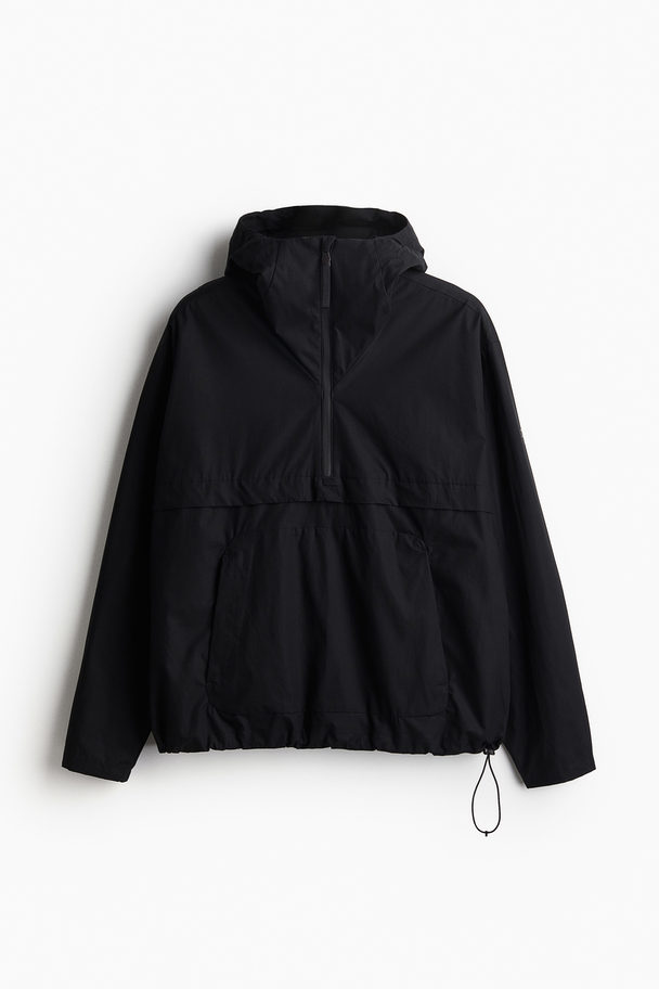 H&M Wasserabweisender Anorak Schwarz