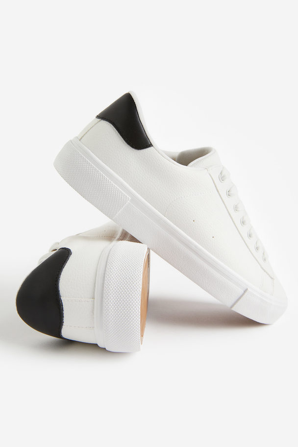H&M Sneakers Wit/zwart