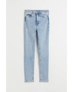 Shaping High Ankle Jeans Licht Denimblauw