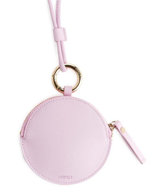 Arket Leather Coin Pouch Light Pink