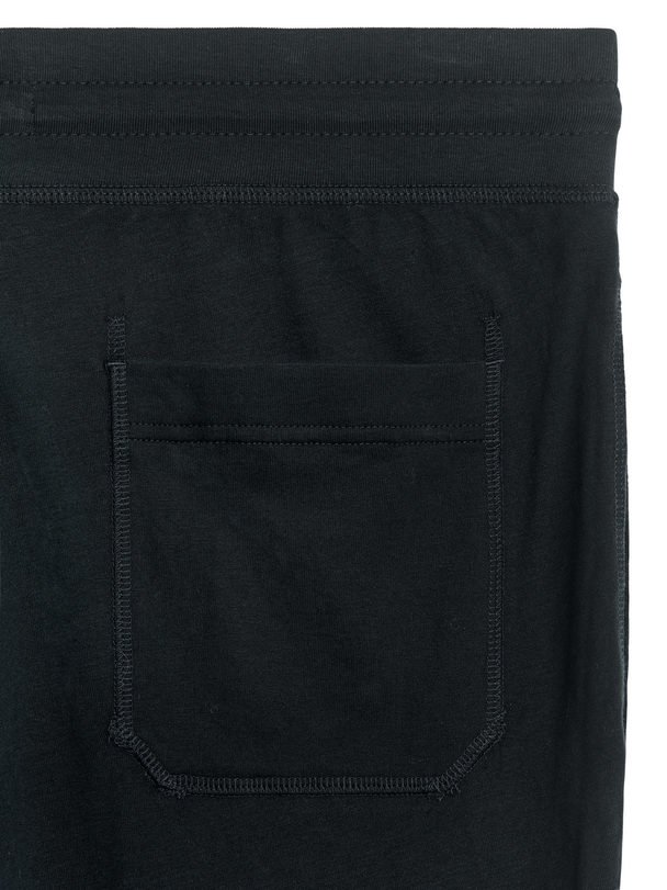 ARKET Jersey Lounge Trousers Black