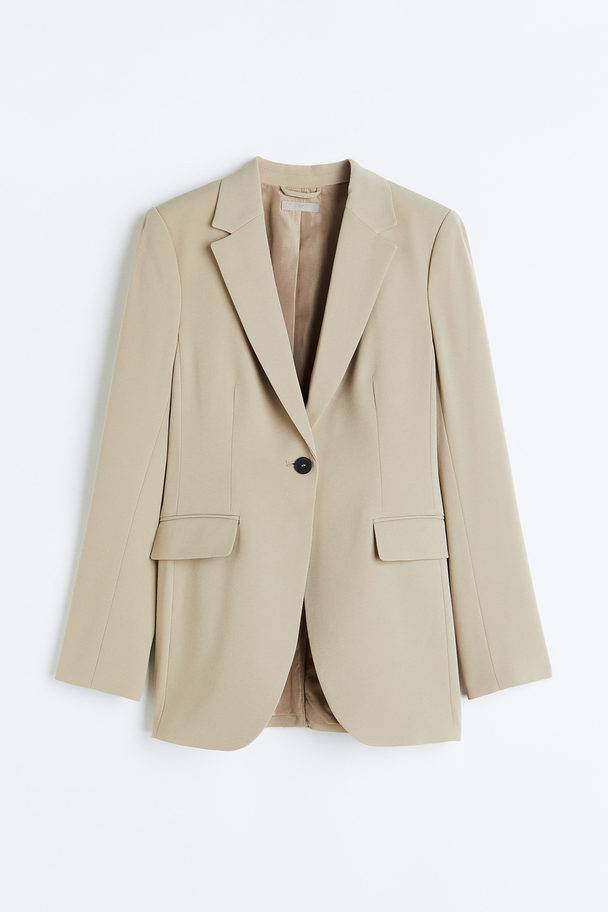H&M Fitted Jacket Beige