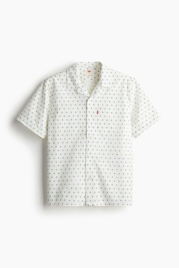 Levi's Standard Camp Shirt Riley Geo Cloud Dancer