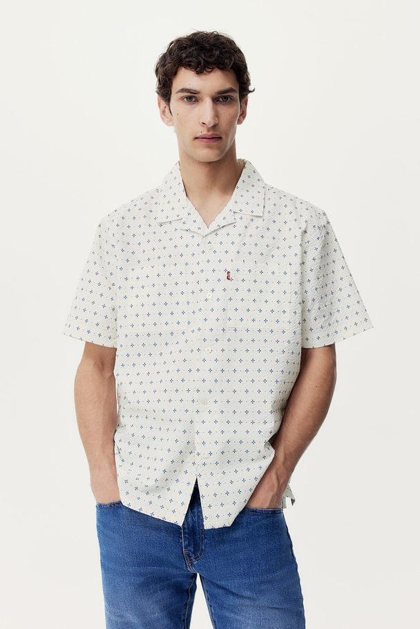 Levi's Standard Camp Shirt Riley Geo Cloud Dancer