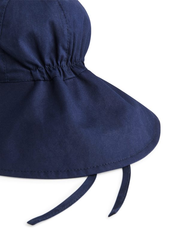 ARKET Poplin Sun Hat Navy