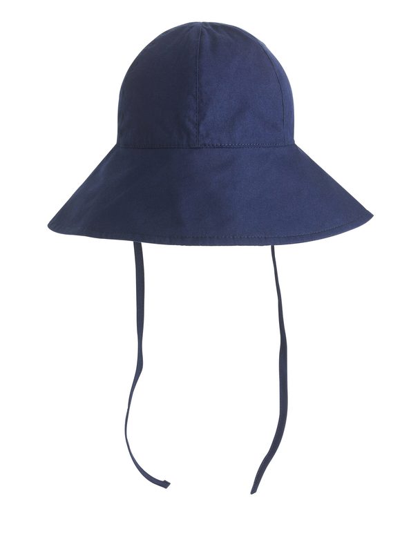 ARKET Poplin Sun Hat Navy