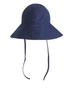 Poplin Sun Hat Navy
