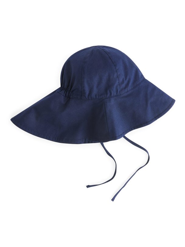 ARKET Poplin Sun Hat Navy