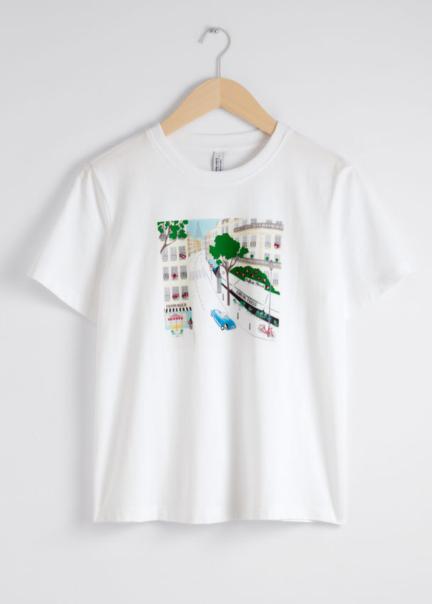& Other Stories T-shirt Met Print Print Van Parijs