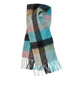 Wool Blend Scarf Turquoise