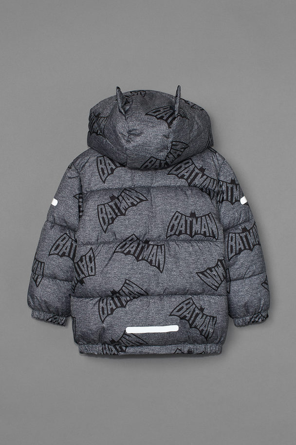 H&M Wasserabweisende Jacke Grau/Batman