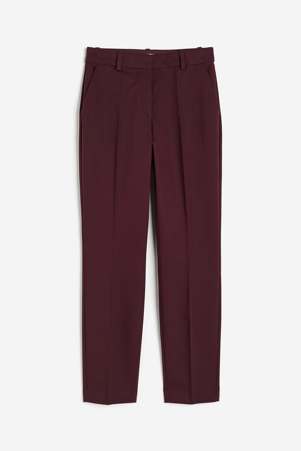 H&M Pantalon Bordeauxrood