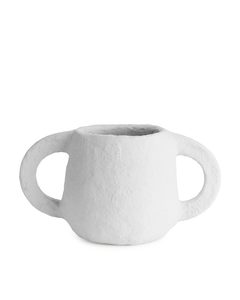 Serax Papier Mâché Big Handle Pot Off-white