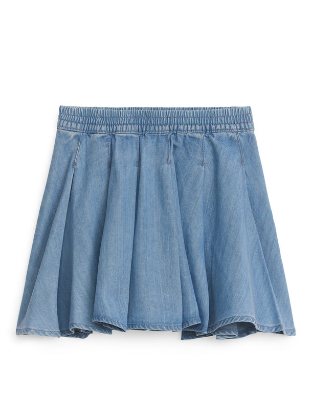 ARKET Denim Mini Skirt Blue
