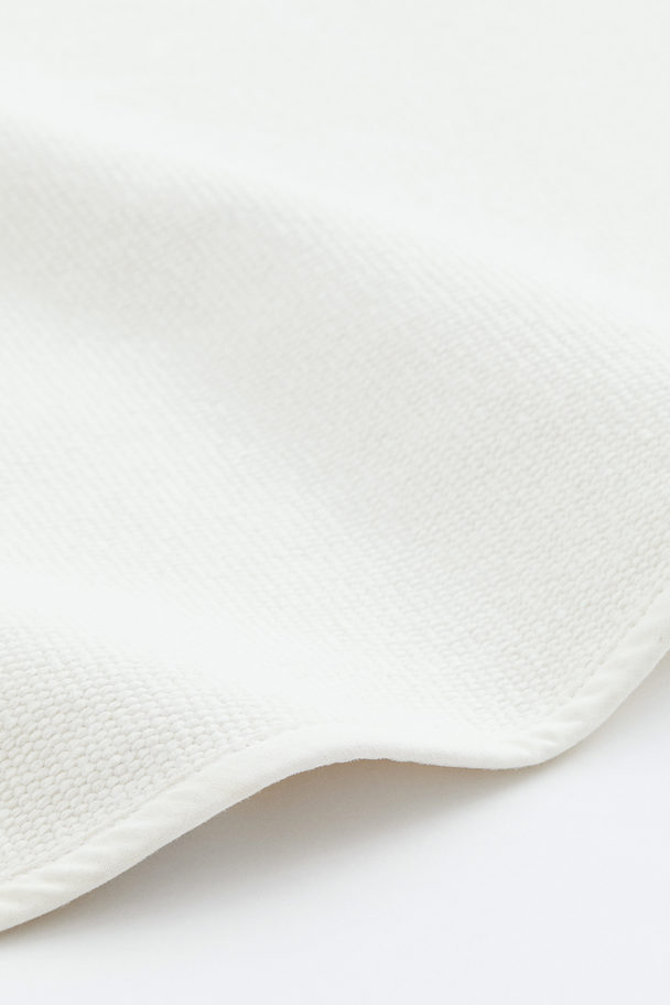 H&M HOME Tufted-motif Cotton Rug White/panda