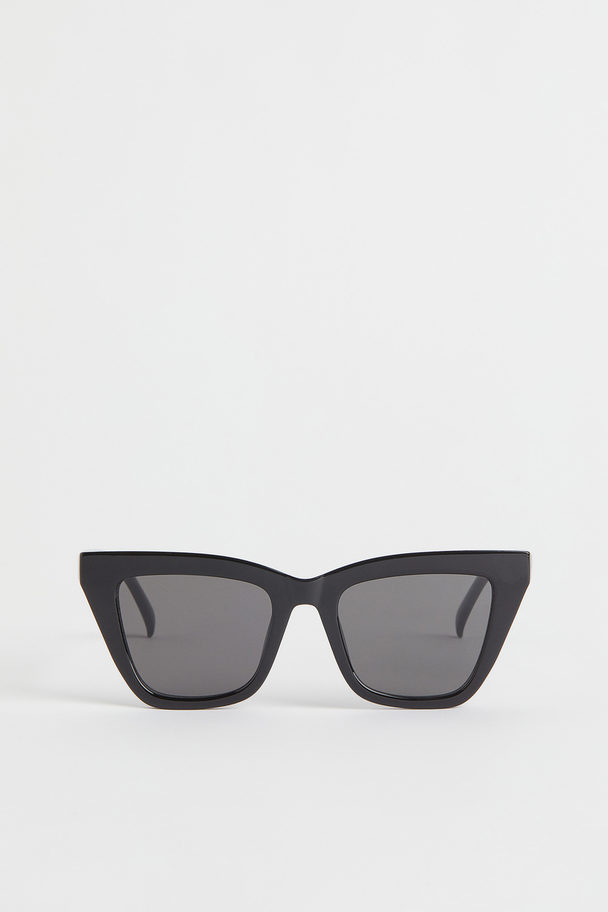 H&M Cat-Eye-Sonnenbrille Schwarz