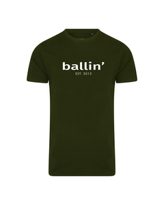 Ballin Est. 2013 Tapered Fit Shirt Grun