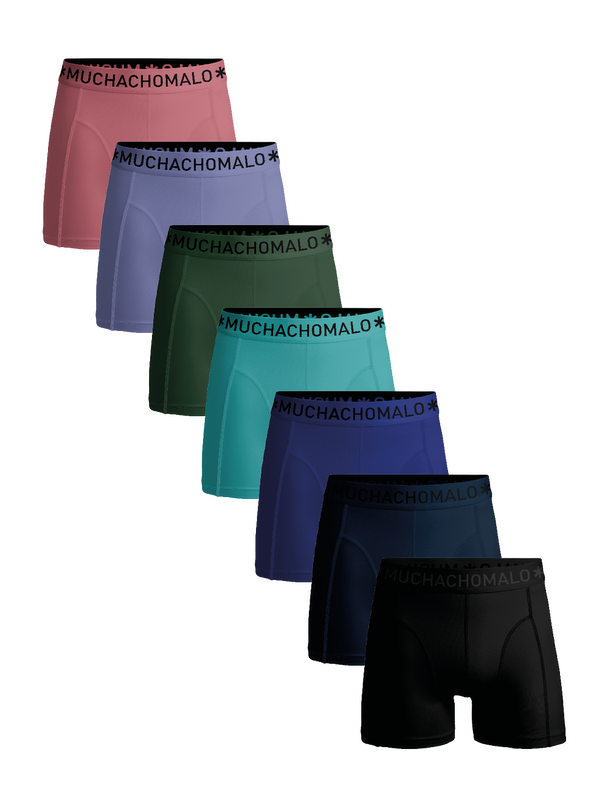 Muchachomalo 7er-Pack Boxershorts Herren - Weicher Bund - perfekte Qualität