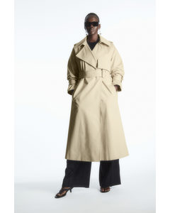 Classic Belted Trench Coat Beige